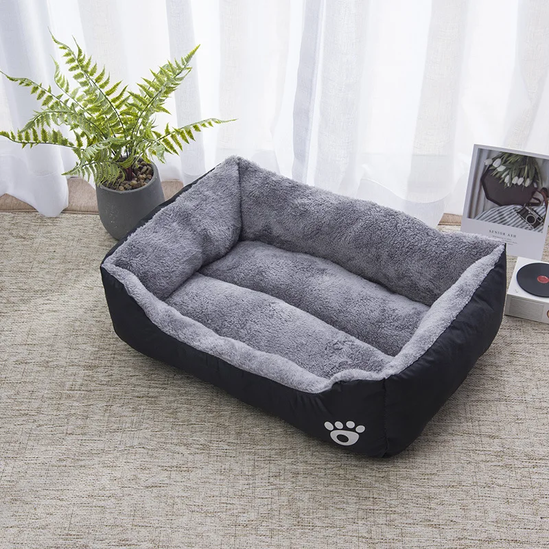 Square Soft Warm Winter House for Dog & Cat, Waterproof Mat for Large Medium Small Dog House