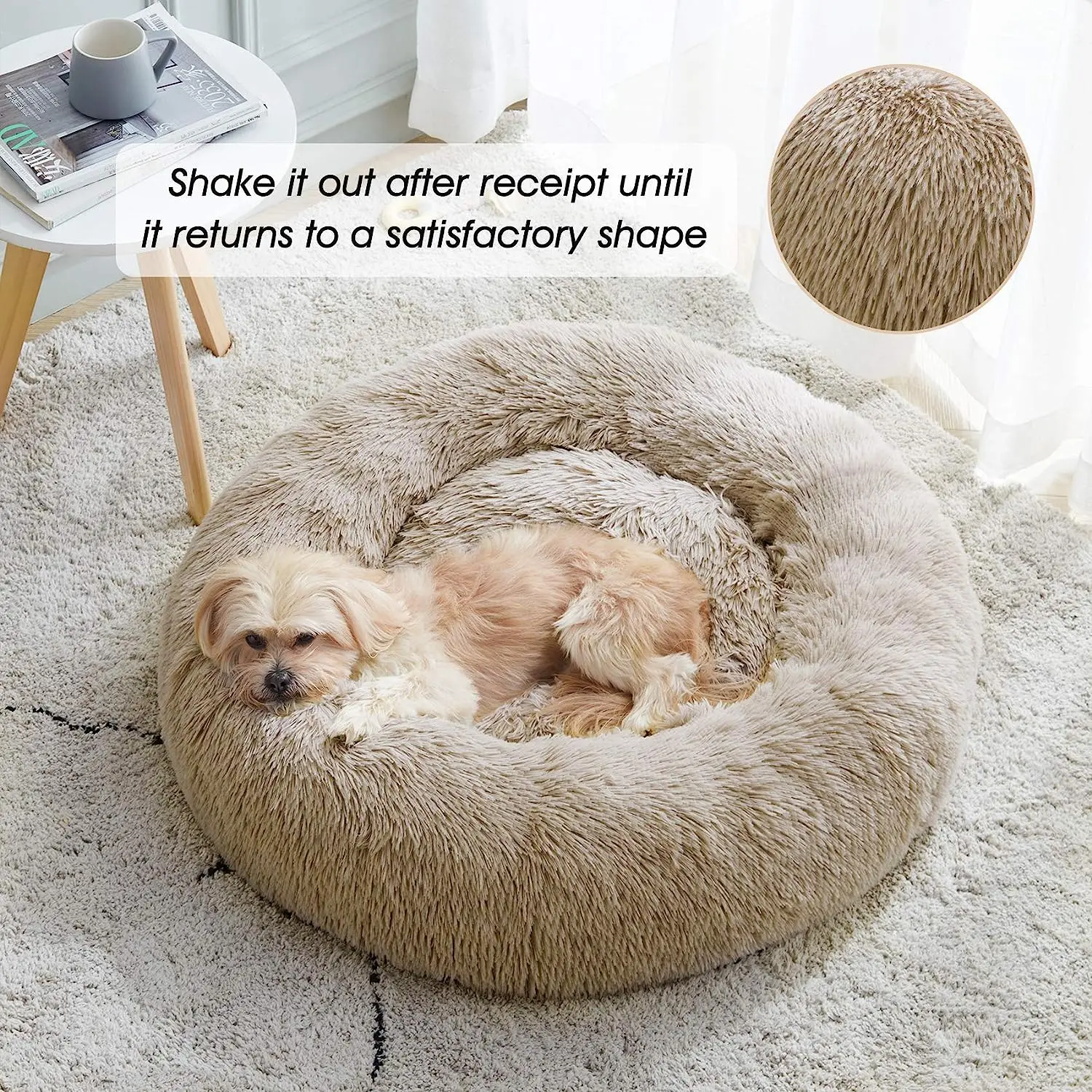 Super Warm Sleeping Cat Nest Soft Long Plush Best Pet Dog Bed for Dogs Basket Cushion Cat Bed Cat Mat Animals Sleeping