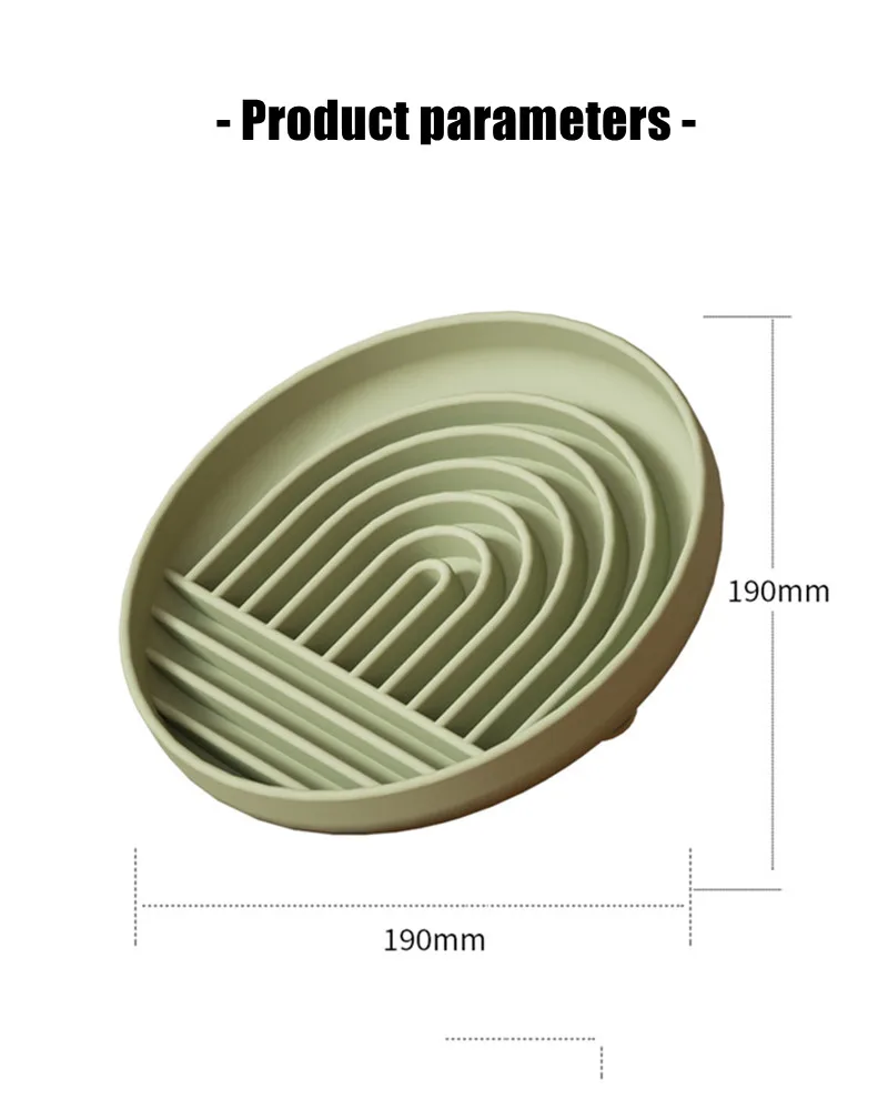 Silicone Pet Lick Mat for Dogs & Cat Pet Slow Food Plate Non-sliping  Pet Sucker Food Training .