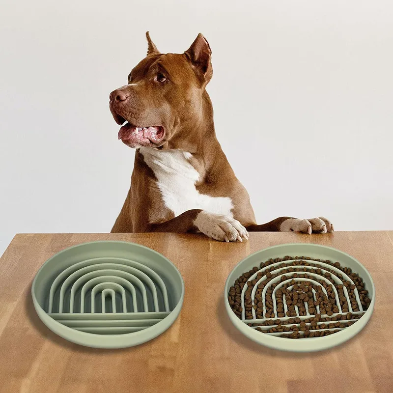 Silicone Pet Lick Mat for Dogs & Cat Pet Slow Food Plate Non-sliping  Pet Sucker Food Training .