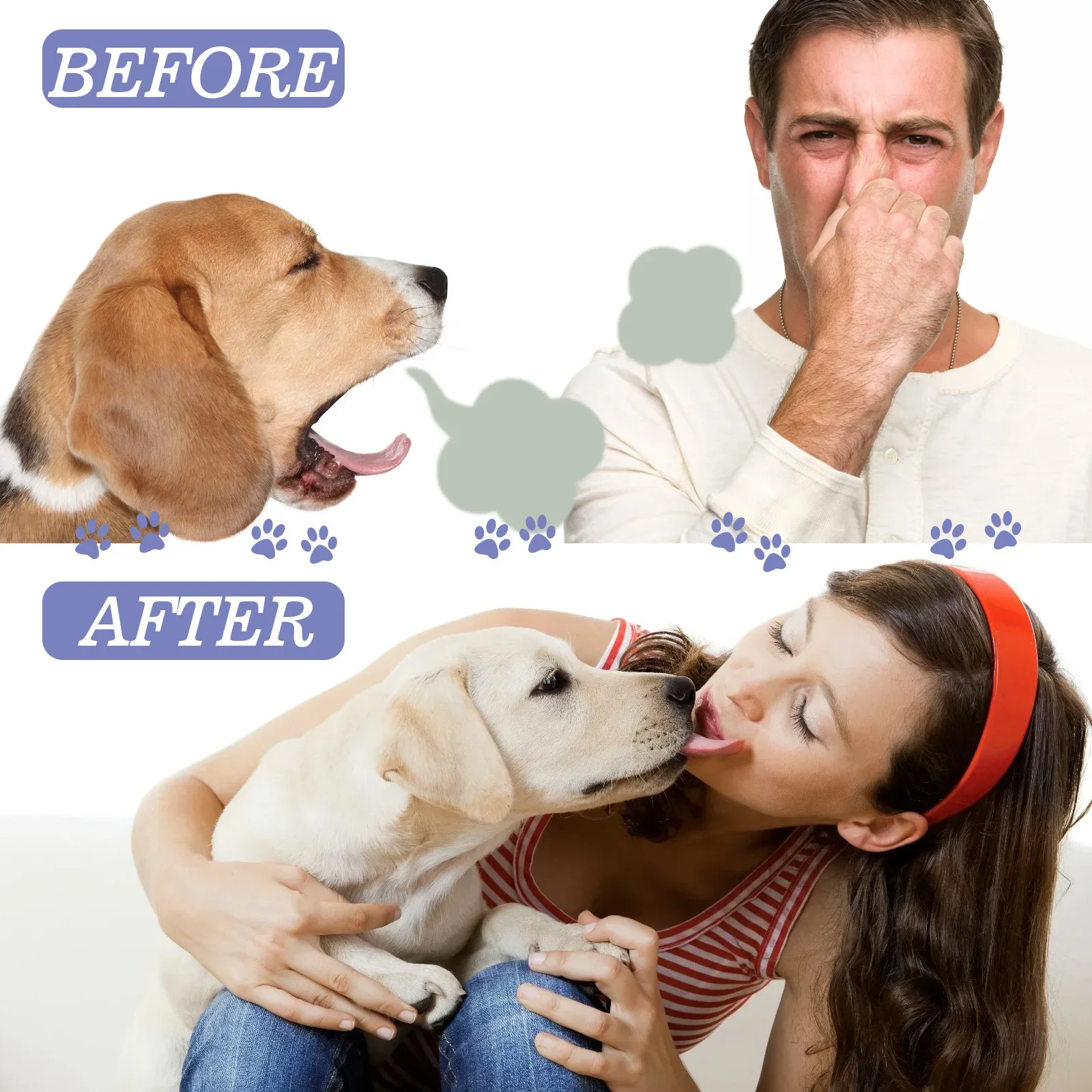 Pet Teeth Cleaning Spray Dog Cat Teeth Calculus Stain Remover Bad Breath Treatment Pet Oral Care Tool