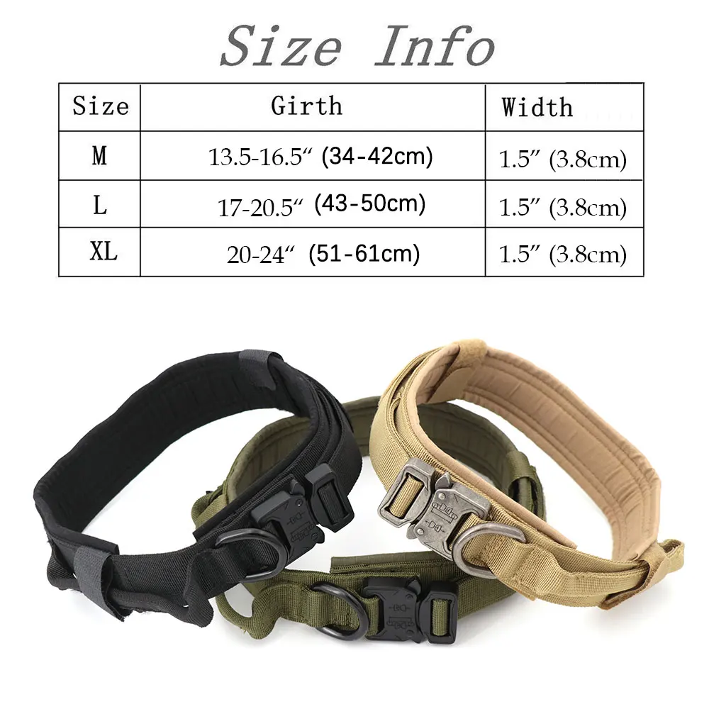 Large Dog Harness Collar Leash Molle Pouches Pet German Shepherd Malinois Training Walking Vest Dog Harnesses For Medium Dogs