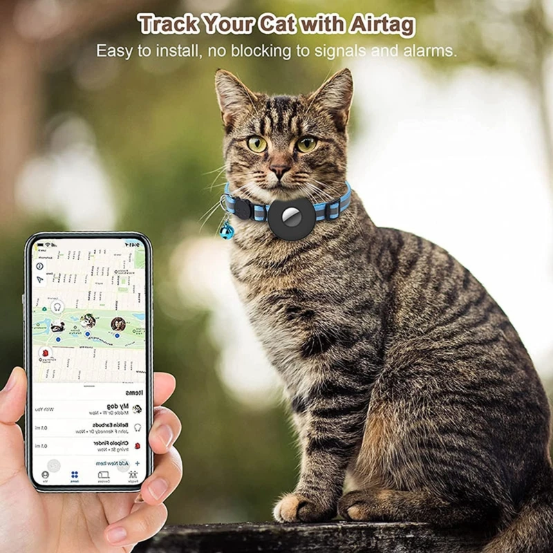 Anti-lost GPS Tracker Collar Smart Locator Cat Detection Wearable Tracker Bluetooth for Cat Dog Bird