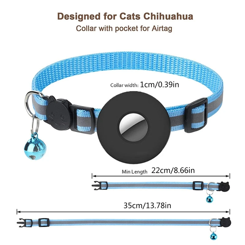 Anti-lost GPS Tracker Collar Smart Locator Cat Detection Wearable Tracker Bluetooth for Cat Dog Bird